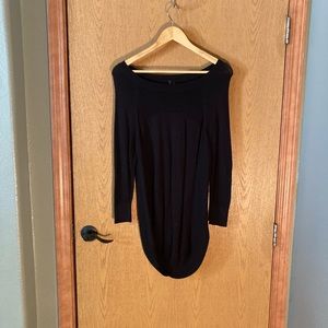 Cute loooooong Maurice’s black sweater size M